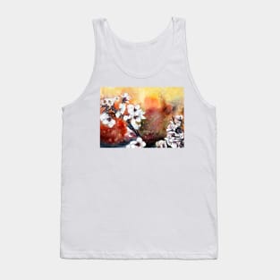 modern abstract japanese cherry blossom prints Tank Top